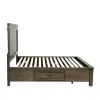 Liberty Furniture 759-BR-K2S Liberty Furniture 759-BR-K2S Thornwood Hills - King Two Sided Storage Bed - Rock Beaten Brown
