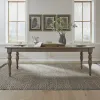 Liberty Furniture 615-T4290 Americana Farmhouse - Wood Rectangular Leg Table - Dusty Taupe