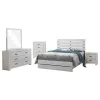 CoasterEveryday 207051Q-S5 Brantford - 5 Piece Queen Bedroom Set - Coastal White