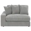 CoasterElevations 509900 Blaine - Reversible Upholstered Chaise Sectional Sofa - Fog