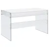 CoasterEveryday 800829 Dobrev - 2-Drawer Writing Desk - White High Gloss
