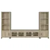 Coaster Fine Furniture 736283-SET Sachin - 3 Piece TV Entertainment Center - Antique Pine