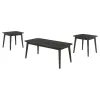 Coaster Fine Furniture 708490 Radley - 3 Piece Rectangular Coffee Table Set - Black