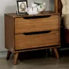 Furniture of America CM7386A-N Lennart - Nightstand - Oak