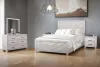 New Classic 00-3314-35N New Classic 00-3314-35N Biscayne - 5/0 Queen 5 Piece Bedroom Set (Bed & Dresser & Mirror & 2 Nightstands) - Driftwood