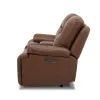 Liberty Furniture 7008SD-23P Cameron - Loveseat With Console P3 & ZG - Dakota Saddle