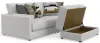 Jackson Furniture Industries 2405/36/37/77/3-11 Jackson Furniture Industries 2405/36/37/77/3-11 Trevor - 2 Piece Extra Deep Oversized Sofa With 1 Included Storage Cocktail Ottoman - Chalk