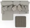 Jackson Furniture Industries 3345/75/42/12-26 Jackson Furniture Industries 3345/75/42/12-26 Livingston - 2 Piece Sofa Chaise With Comfort Coil Seating, 40