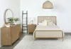 Coaster Fine Furniture 224301KECRM-S4 Arini - 4 Piece Eastern King Bedroom Set - Cream And Sand Wash