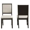 New Classic D4101-20 Plateau - Side Chair (Set of 2) - Rustic Espresso