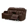 Liberty Furniture 7020CN-22P Caswell - Loveseat With Console P2 & ZG - Nature Chestnut