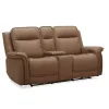 Liberty Furniture 7030TO-23P Liberty Furniture 7030TO-23P Cora - Loveseat With Console P3 & ZG - Aline Toast