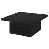 Coaster Fine Furniture 706408 Devar - Square Engineered Wood Cocktail Coffee Table - Black