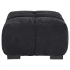Coaster Fine Furniture 511064 Octavia - Fabric Rectangular Upholstered Ottoman - Black