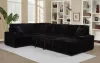 Coaster Fine Furniture 511049B3 Devonshire - Right Chaise With Storage & 1 Piece Pillow, Box 3 of 3 - Black