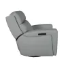 Liberty Furniture 7026GR-23P Chase - Loveseat With Console P3 & ZG - Oslo Gray