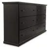 Ashley Furniture B138-31 Maribel - Six Drawer Dresser - Black