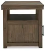Ashley Furniture T738-3 Boardernest - Rectangular End Table - Brown