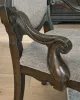 Ashley Furniture D947-01A Maylee - Dining Upholstered Arm Chair (Set of 2) - Dark Brown