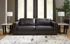 Ashley Furniture 57405/38/35/23/14 Amiata - 4 Pc. - Sofa, Loveseat, Chair And A Half, Ottoman - Onyx