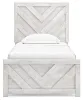 Ashley Furniture B3788B6 Ashley Furniture B3788B6 Cayboni - Twin Panel Bed - Whitewash