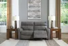 Ashley Furniture 61003S1 Ashley Furniture 61003S1 Next-Gen Durapella - 2-Piece Power Reclining Sectional Loveseat - Slate