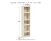 Ashley Furniture EW0331-124 Bellaby - Pier - 4 Shelves - Whitewash