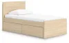 Ashley Furniture EB9632B10 Ashley Furniture EB9632B10 Onita - Twin Panel Platform Bed With 1 Side Storage - Natural