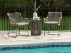 Ashley Furniture PCP321-050 Majors Beach - Outdoor Table And 2 Chairs (Set of 3) - Beige