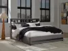 Ashley Furniture PCB2721B22 Ashley Furniture PCB2721B22 Verishaw - California King Upholstered Bed With Wireless Audio - Gray