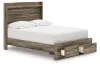 Ashley Furniture PCB2005B10 Elbrim - Full Panel Storage Bed - Brown