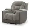 Ashley Furniture PC8350513 Ashley Furniture PC8350513 Mixed Motion - Power Recliner With Adjustable Headrest - Shadow