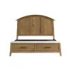 Intercon JK-BR-3015Q-GLO-C Intercon JK-BR-3015Q-GLO-C Jackson - Queen Bed With Storage Footboard - Golden Oak