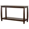 CoasterEssence 701079 Dixon - Wood Entryway Console Table With Shelf - Cappuccino