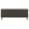 Coaster Fine Furniture 950352 Maeve - 2 Door Engineered Wood Cabinet - Antique Pine And Gray