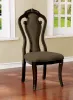 Furniture of America CM3878SC-2PK Rosalina - Side Chair (Set of 2) - Walnut / Beige