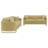 Coaster Fine Furniture 508824-S2 Corliss - 2 Piece Velvet Upholstered Sofa Set - Camel
