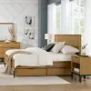 Intercon NP-BR-5464K-NTO-C Intercon NP-BR-5464K-NTO-C Newport - King Bed - Natural Oak
