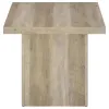 Coaster Fine Furniture 710877 Devar - Square Engineered Wood End Table - Distressed Pine