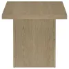 Coaster Fine Furniture 710917 Devar - Square Engineered Wood Side End Table - Latte