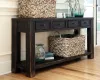 Ashley Furniture T732-4 Gavelston - Sofa Table - Black
