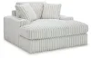 Ashley Furniture 25903/46/66/67/77/15 Stupendous - 5 Pc. - 4-Piece Sectional, Oversized Chaise - Alloy