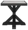 Ashley Furniture P792-702 Beachcroft - Square End Table - Black / Light Gray