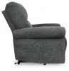 Ashley Furniture 1790312 Aureta - Power Lift Recliner - Charcoal