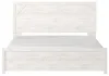 Ashley Furniture B1190/31/36/72/97 Ashley Furniture B1190/31/36/72/97 Gerridan - 4 Pc. - Dresser, Mirror, King Panel Bed - White / Gray