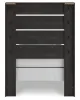 Ashley Furniture PCB2108B11 Hollivern - Twin Panel Bed - Dark Gray