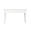 Samuel Lawrence Furniture S920-454 Savannah - 3-Drawer Desk - White Finish - White