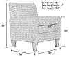 Jackson Furniture Industries 74227-2086/18 Lewiston - Accent Chair - Graphite