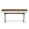 Liberty Furniture 652-HO107 Farmhouse Reimagined - Writing Desk - Antique White / Chestnut Tops