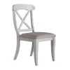 Liberty Furniture 303W-C3001S Ocean Isle - Upholstered X Back Side Chair - Antique White